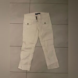 4 White Cargo Pants
